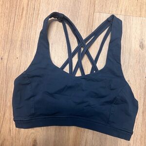 Lululemon size 4 navy sports bra